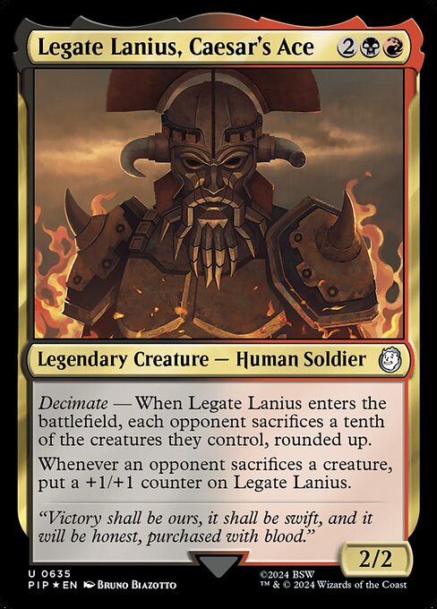 Legate Lanius, Caesar's Ace [Surge Foil]