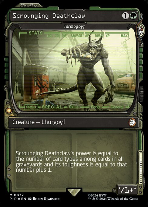 Scrounging Deathclaw (Tarmogoyf) [Surge Foil]