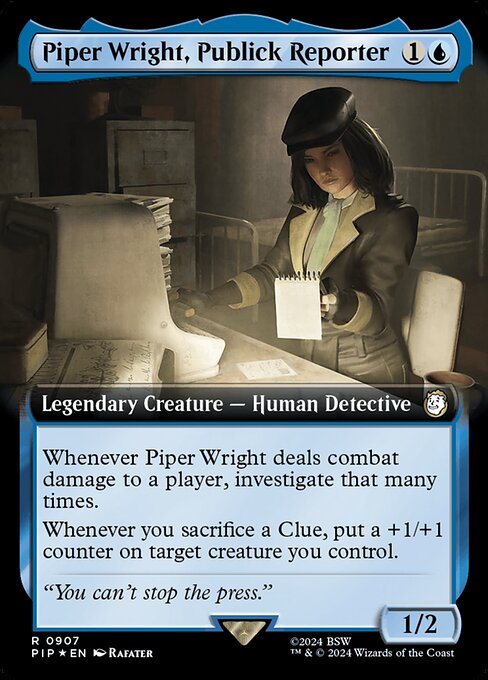 Piper Wright, Publick Reporter [Surge Foil]