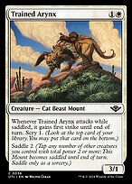 Trained Arynx