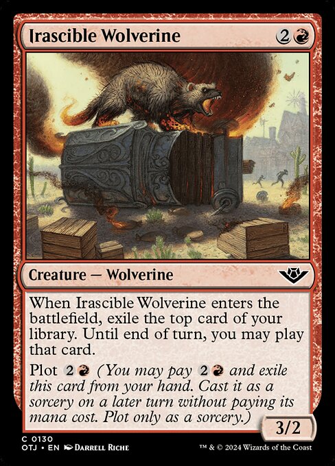 Irascible Wolverine [Foil]