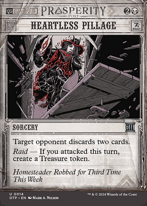 Heartless Pillage [Borderless Showcase Foil]