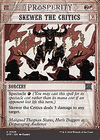 Skewer the Critics [Borderless Showcase]