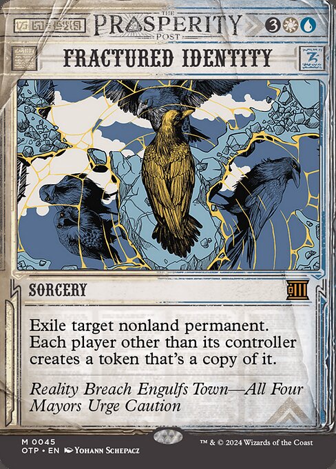Fractured Identity [Borderless Showcase Foil]
