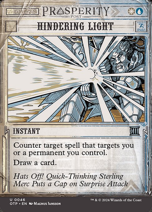 Hindering Light [Borderless Showcase Foil]
