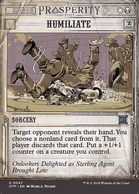Humiliate [Borderless Showcase Foil]