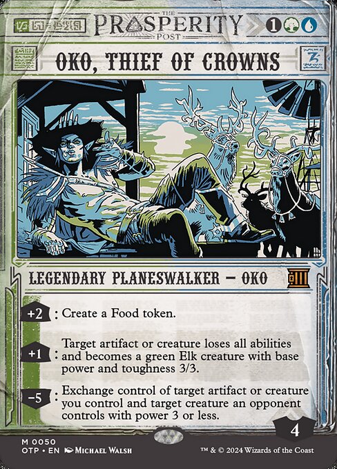 Oko, Thief of Crowns [Borderless Showcase]