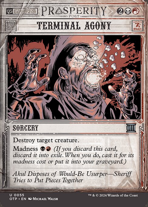 Terminal Agony [Borderless Showcase Foil]