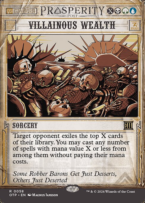 Villainous Wealth [Borderless Showcase Foil]