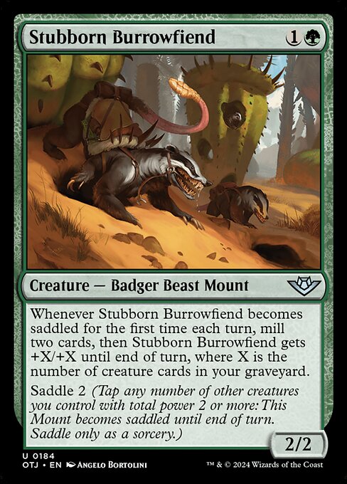 Stubborn Burrowfiend [Foil]