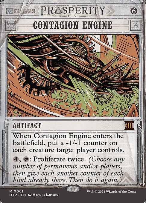 Contagion Engine [Borderless Showcase Foil]