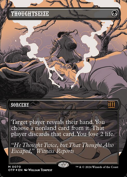 Thoughtseize [Borderless Foil]
