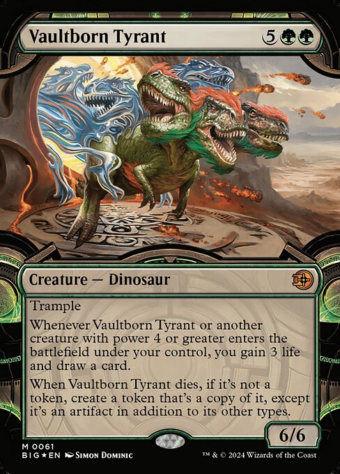 Vaultborn Tyrant [Showcase Foil]
