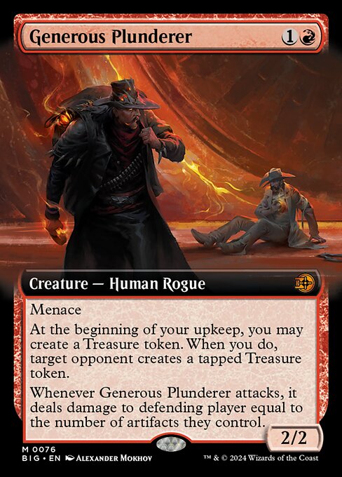 Generous Plunderer [Extended Artwork Foil]