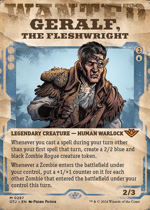 Geralf, the Fleshwright [Borderless Showcase Foil]