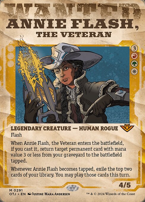 Annie Flash, the Veteran [Borderless Showcase]