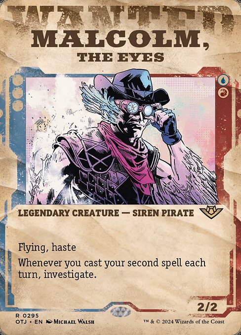 Malcolm, the Eyes [Borderless Showcase Foil]