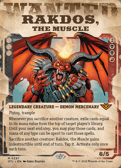 Rakdos, the Muscle [Borderless Showcase Foil]