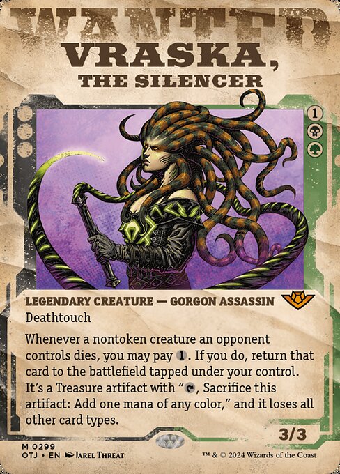 Vraska, the Silencer [Borderless Showcase]