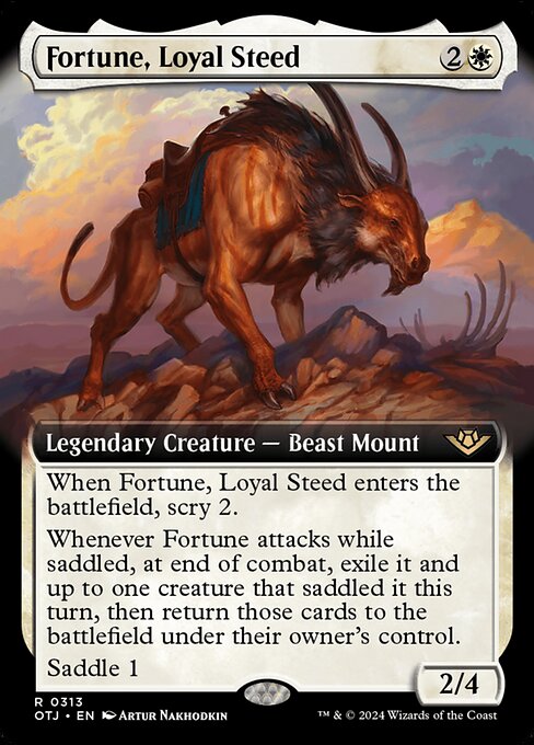 Fortune, Loyal Steed [Extended Artwork Foil]