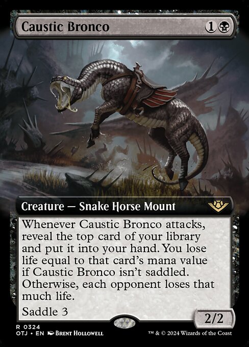 Caustic Bronco [Extended Artwork Foil]