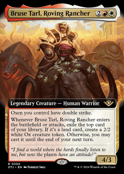 Bruse Tarl, Roving Rancher [Extended Artwork Foil]
