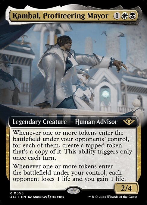 Kambal, Profiteering Mayor [Extended Artwork Foil]