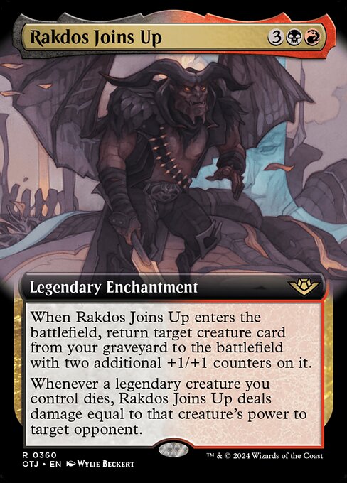 Rakdos Joins Up [Extended Artwork Foil]