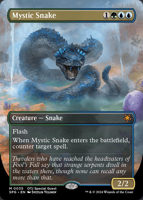 Mystic Snake [Borderless Foil]