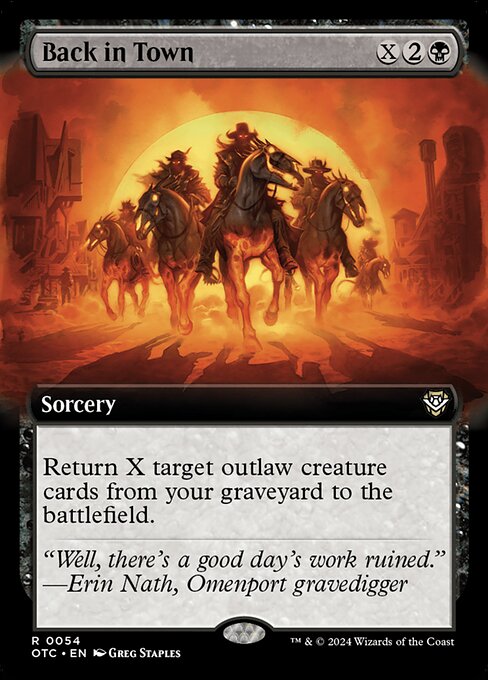 Back in Town [Extended Artwork Foil]