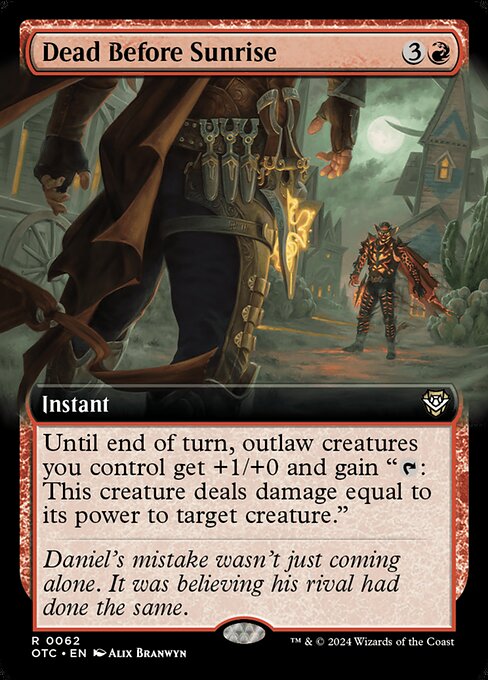 Dead Before Sunrise [Extended Artwork Foil]