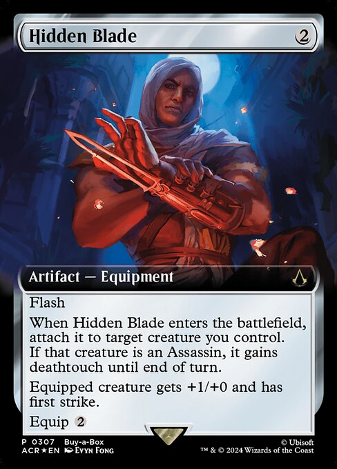 Hidden Blade [Buy-A-Box Extended Artwork Foil]