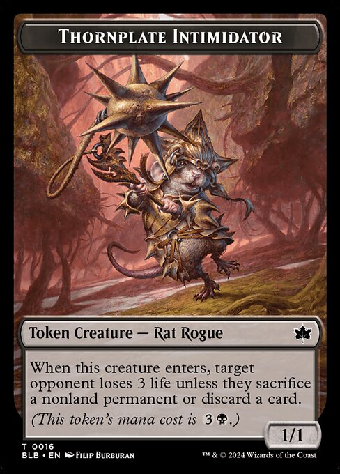Thornplate Intimidator Token TBLB