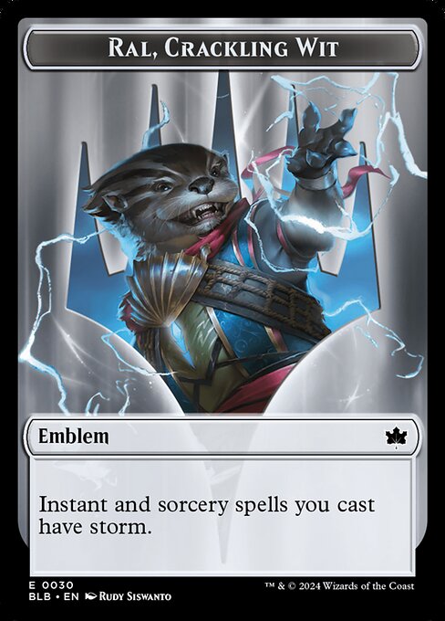 Ral, Crackling Wit Emblem Token TBLB