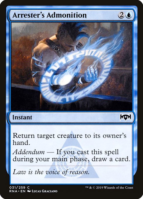 Arrester's Admonition [Foil]