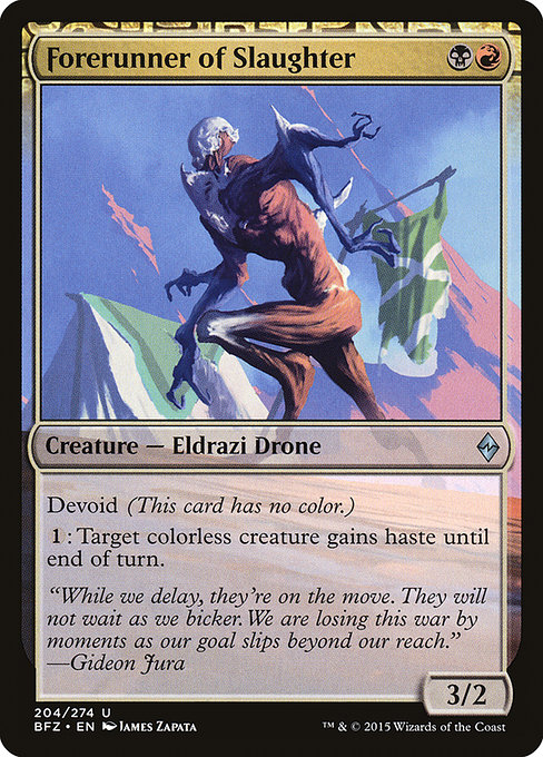 Forerunner of Slaughter [Foil]