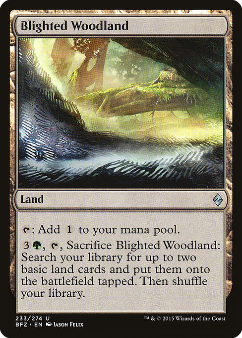 Blighted Woodland [Foil]