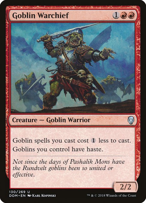 Goblin Warchief [Foil]