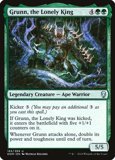 Grunn, the Lonely King [Foil]