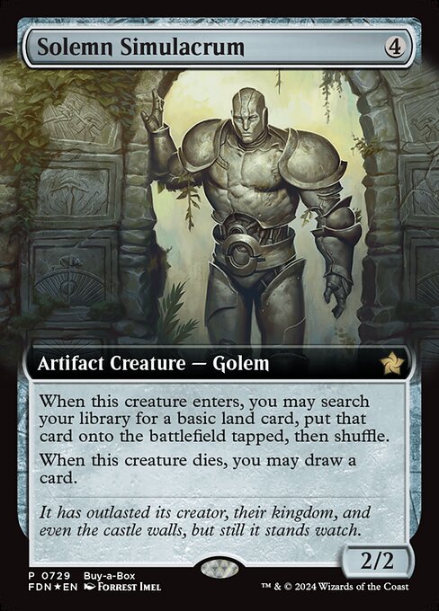 Solemn Simulacrum [Buy-A-Box Extended Artwork]