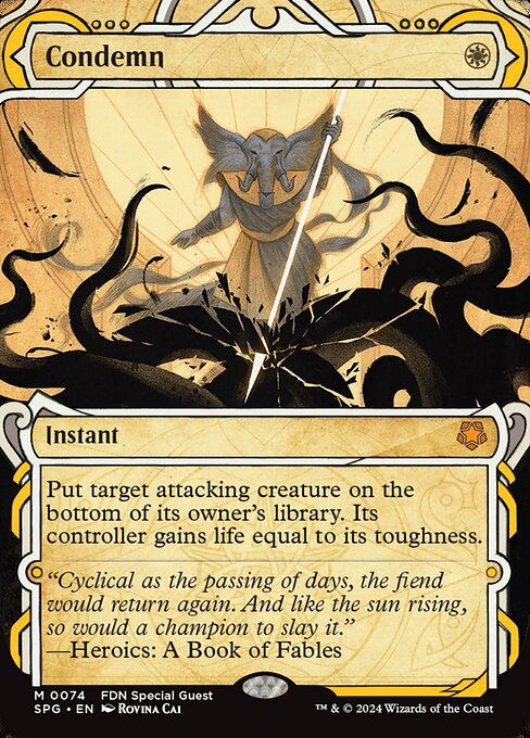 Condemn [Showcase Foil]