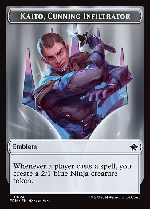Kaito, Cunning Infiltrator Emblem Token TFDN