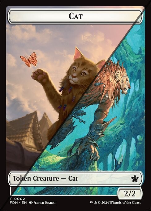 Cat Token  // Cat Token TFDN  [Foil]