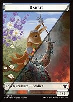 Rabbit Token  // Soldier Token TFDN 