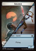 Soldier Token  // Faerie Token TFDN 