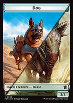 Dog Token  // Beast Token TFDN 