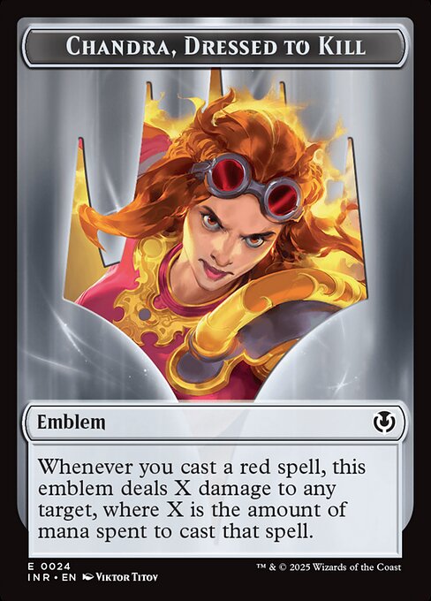 Chandra, Dressed to Kill Emblem Token TINR