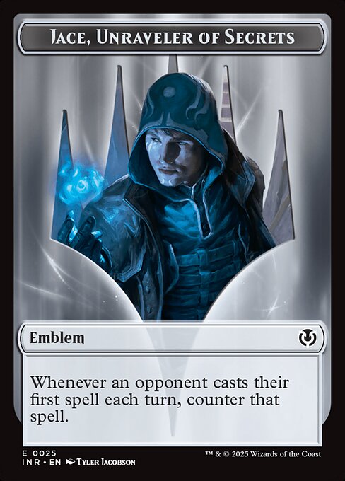 Jace, Unraveler of Secrets Emblem Token TINR