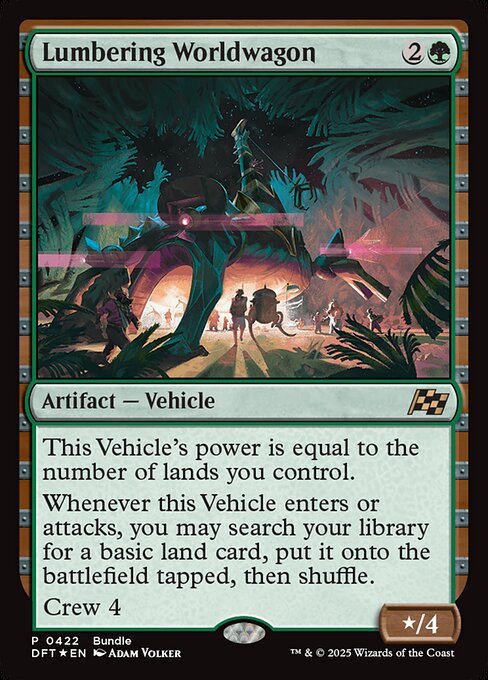 Lumbering Worldwagon [Bundle Foil]