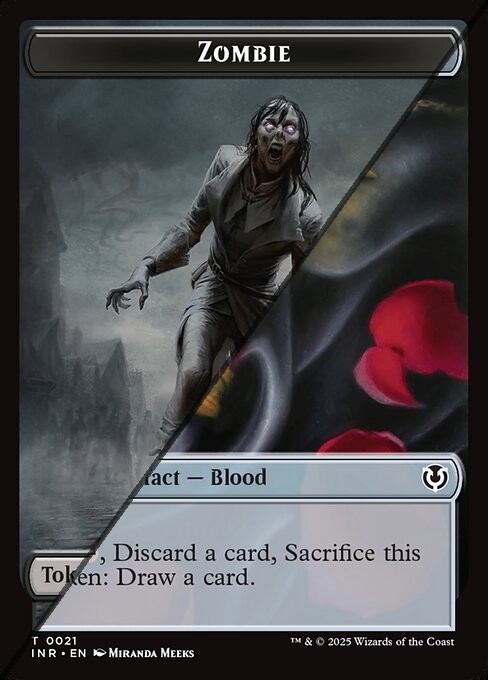 Zombie Token  // Blood Token TINR  [Foil]